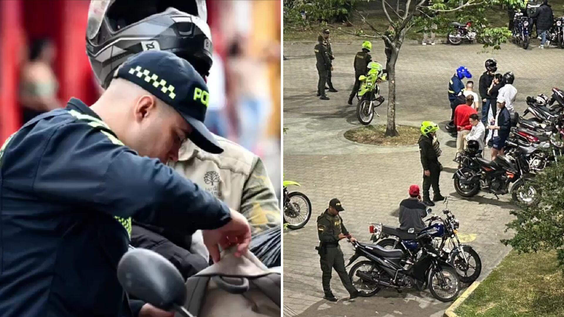 La Policía Metropolitana de Medellín recuperó motocicletas con el uso de avanzadas tecnologías de rastreo - crédito @PoliciaMedellin/X