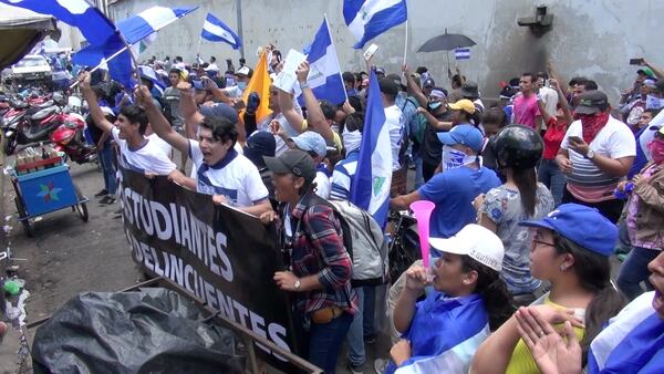 Una de las manifestaciones contra Ortega (AFP)