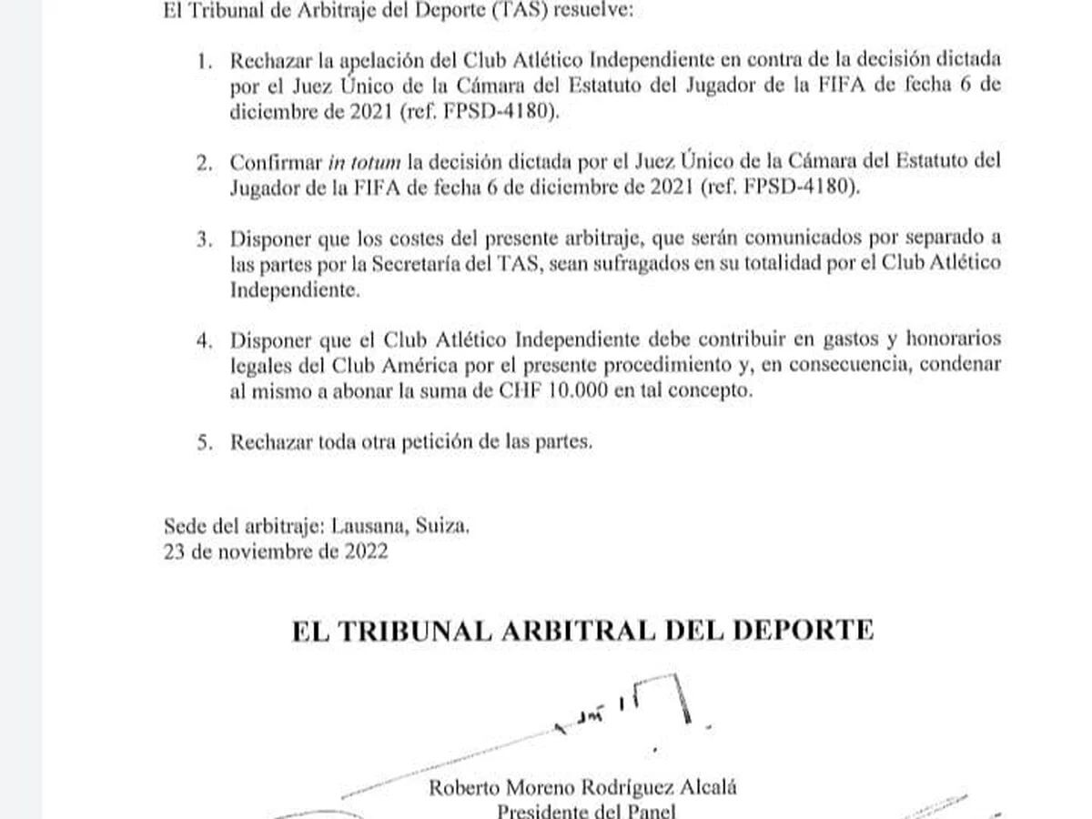 Ψ Club Atletico Independiente Ψ - 🔴 INFERNAL  La deuda entre # Independiente y América está hace más de cuatro años: 5.7 M de dólares. ❌  En ese tiempo, NINGÚN dirigente tuvo