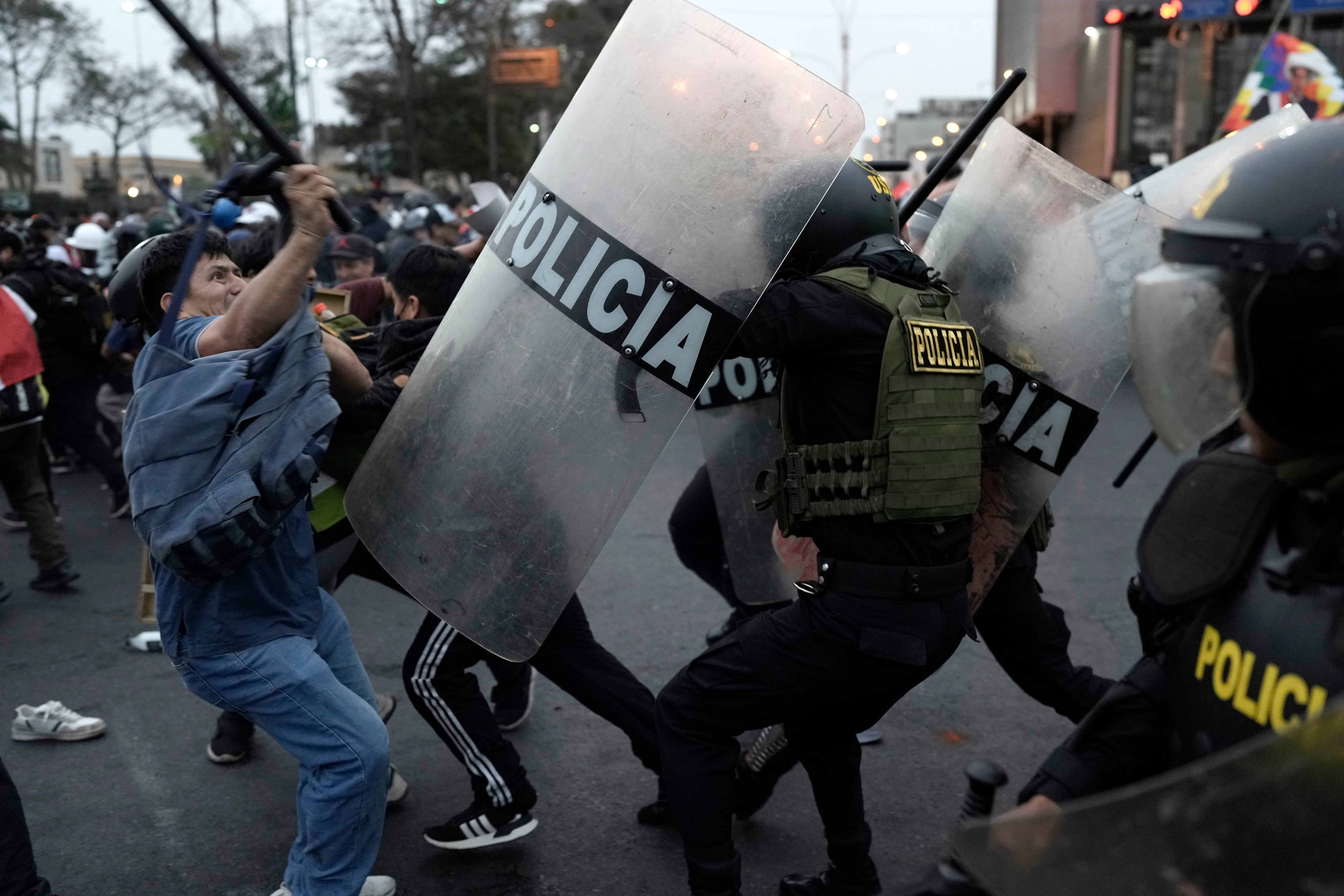 Protestas en contra del Poder Ejecutivo en julio del 2023. (AP Foto/Rodrigo Abd)