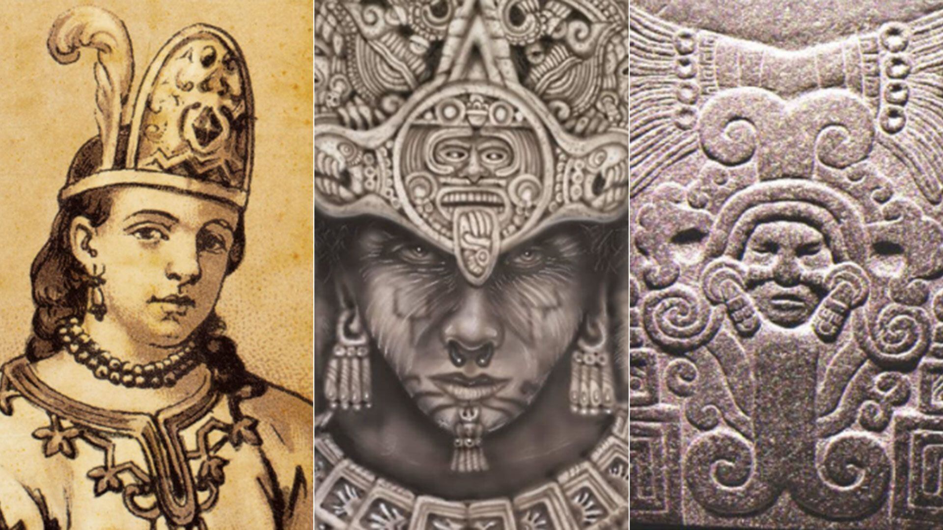 Existe una versión que relaciona La Malinche con La Llorona y diferentes representaciones de Cihuacóatl (Fotos: Pinterest, Wikipedia)
