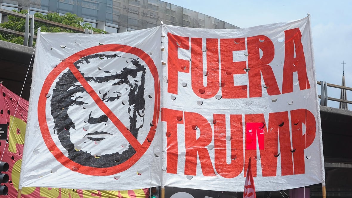 Pancarta anti-Trump (Patricio Murphy)