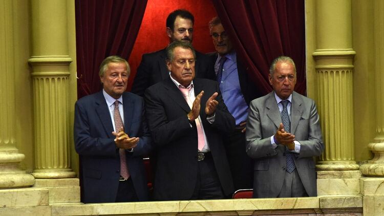 Los empresarios Cristiano Rattazzi, Jorge Brito, José Urtubey y Daniel Funes de Rioja (Franco Fafasuli)