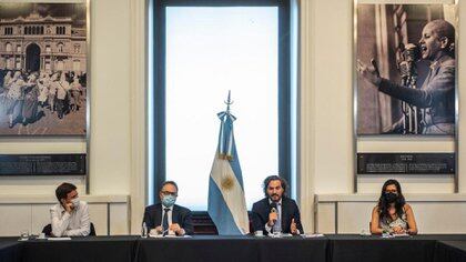 El encuentro estuvo presidido por el Jefe de Gabinete Santiago Cafiero y el Ministro de Producción Matías Kulfas 