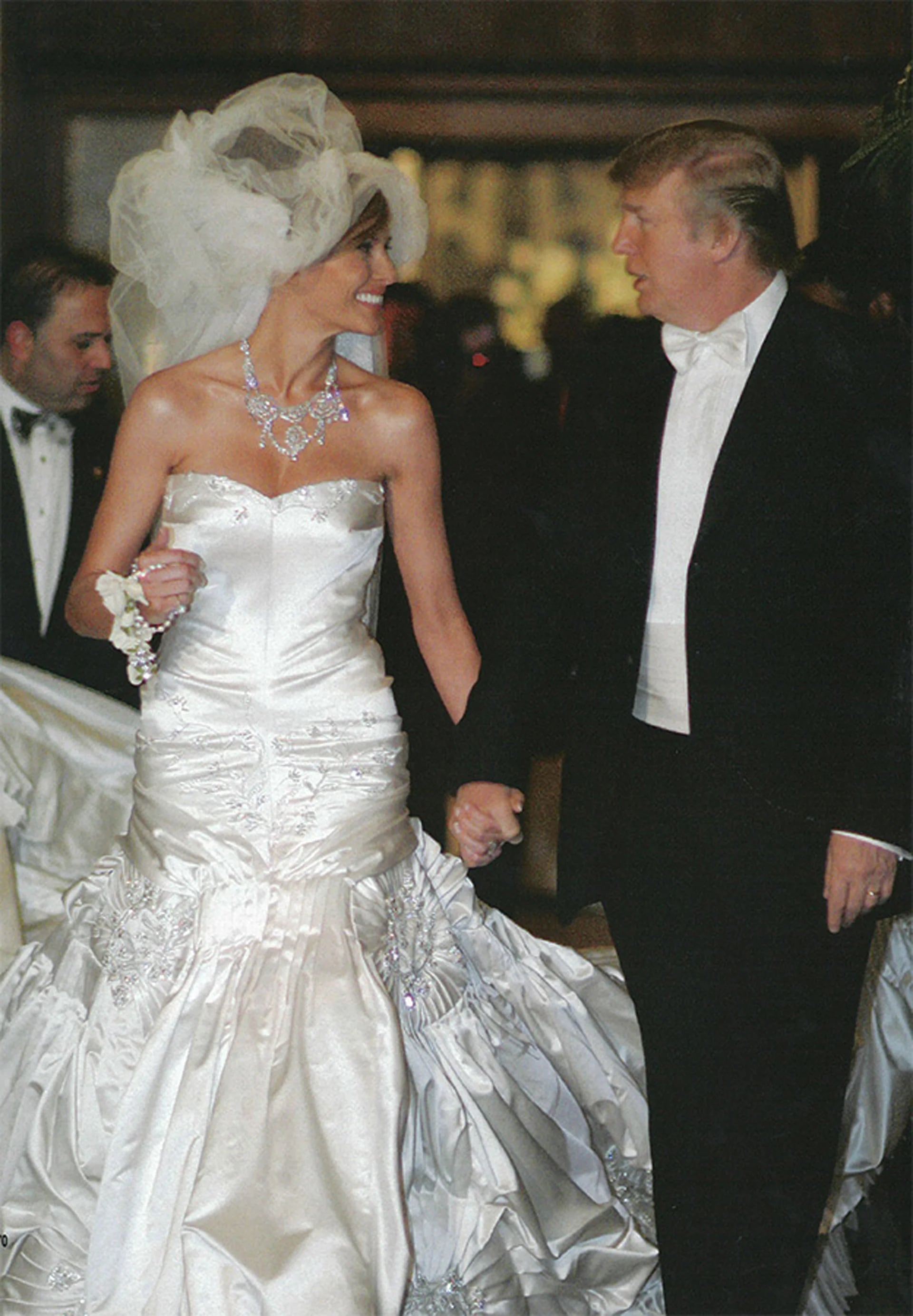 La boda de Donald Trump y Melania en 2005