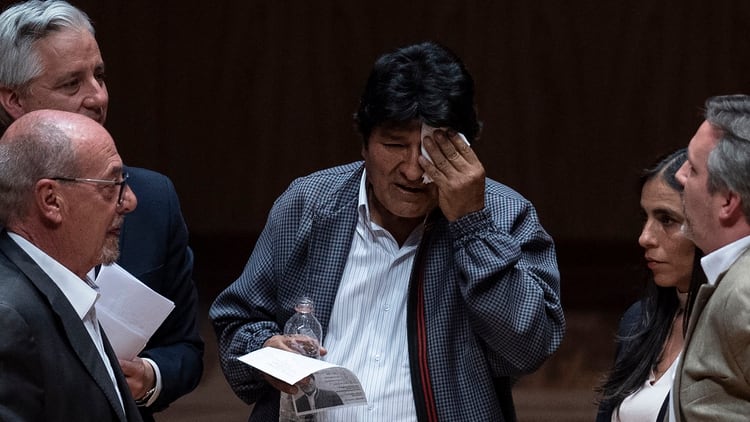 Evo Morales está en México (Pedro PARDO / AFP)