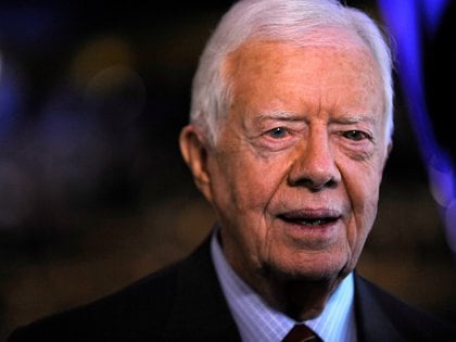 Jimmy Carter en un mitin de 2008 en Denver, Colorado (REUTERS / Eric Thayer / Foto de archivo)