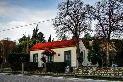 Una casa del pueblo que conserva la arquitectura tradicional de la región  (FB Dirección de Turismo de Gaiman)