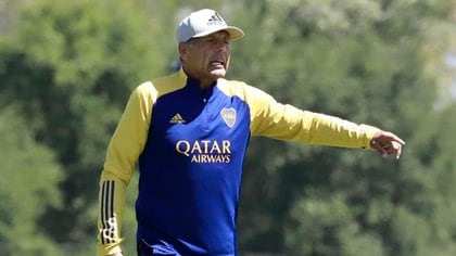 El entrenador de Boca, Miguel Ángel Russo (@bocajrsoficial)