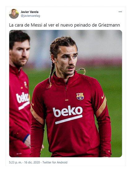 The curious look of Antoine Griezmann that caused a wave of memes on social  networks - Archysport