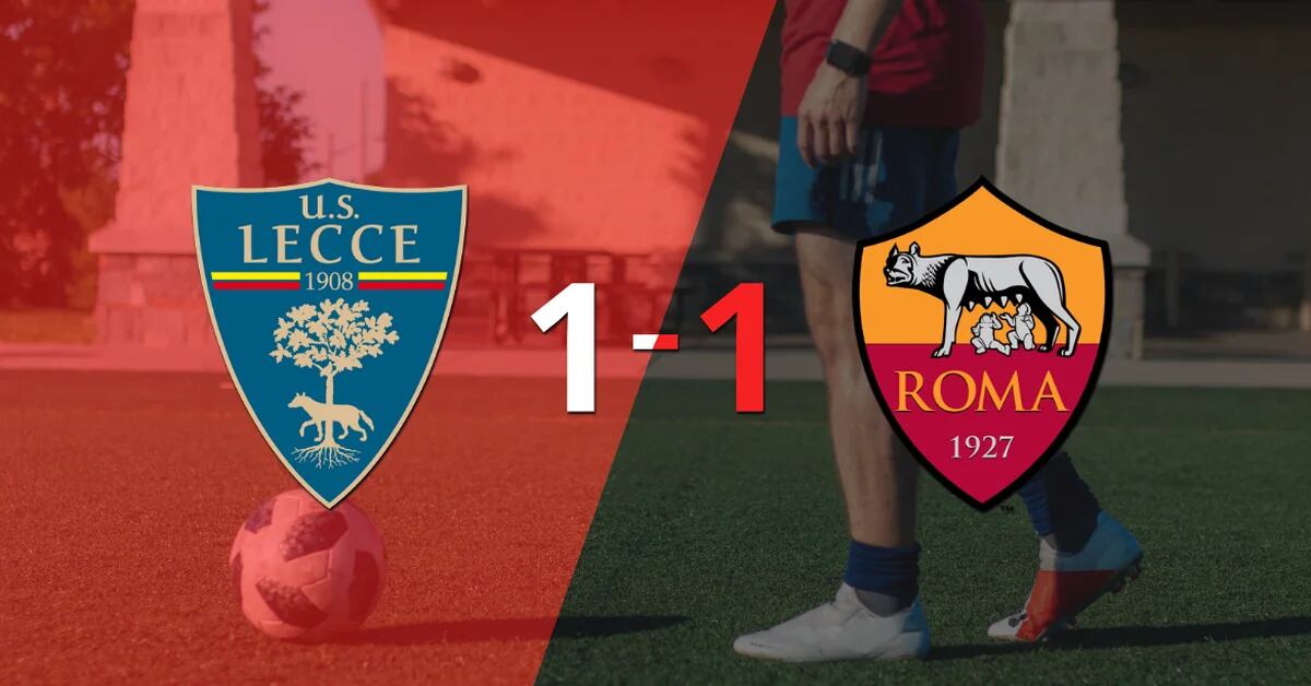 Lecce and Roma drew 1-1