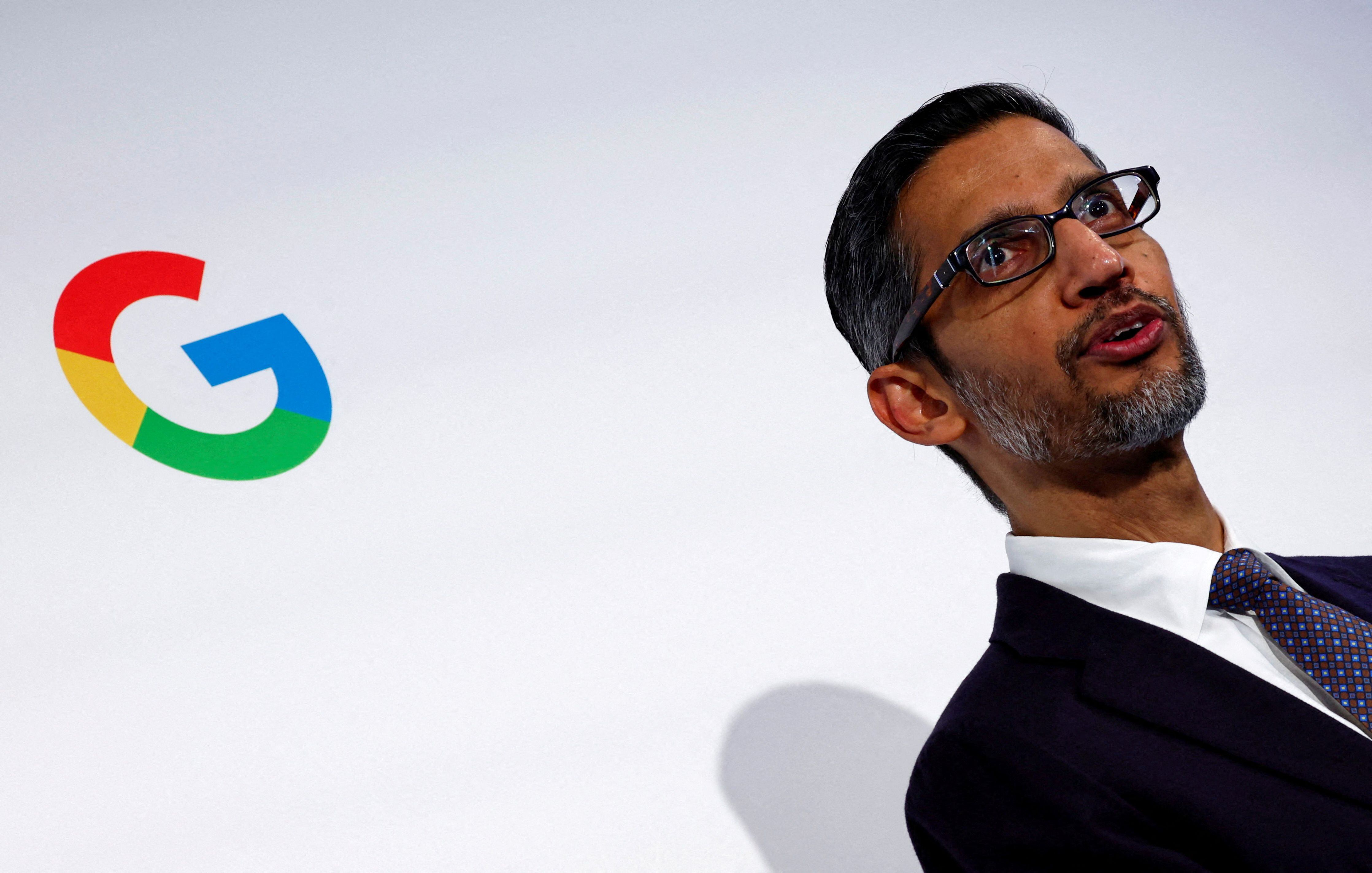 Sundar Pichai, el director ejecutivo de Google, afirmó que este nuevo esquema organizativo "ayudará a impulsar los ecosistemas de Android y Chrome y a brindar las mejores innovaciones a los socios más rápidamente". (REUTERS/Gonzalo Fuentes)
