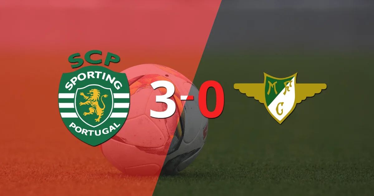 Vitória tranquila do Sporting Lisboa por 3 a 0 sobre o Moreirense