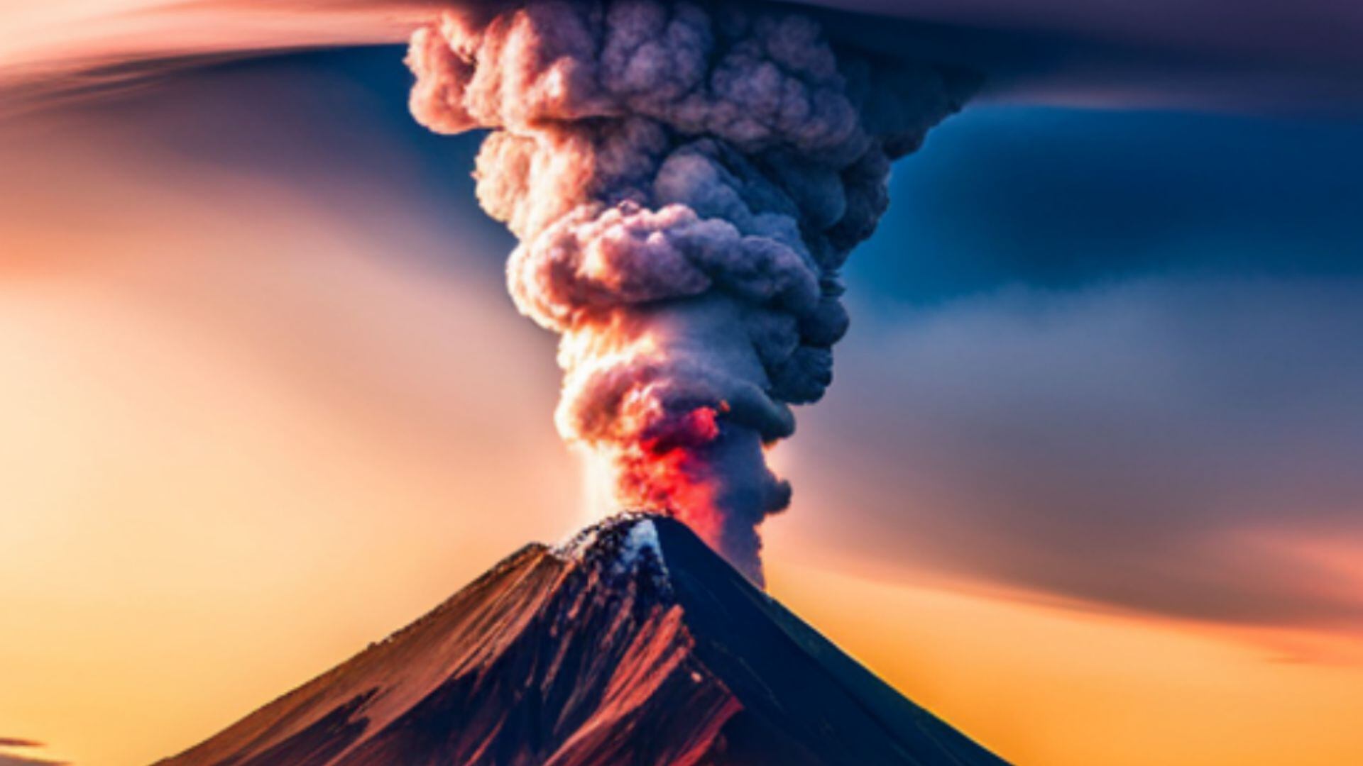 El volcán aumentó su actividad y las autoridades incrementaron la alerta en el Semáforo 
