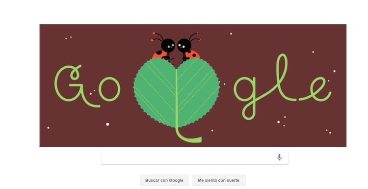 Google publicÃ³ un doodle animado para recordar el DÃ­a de San ValentÃ­n