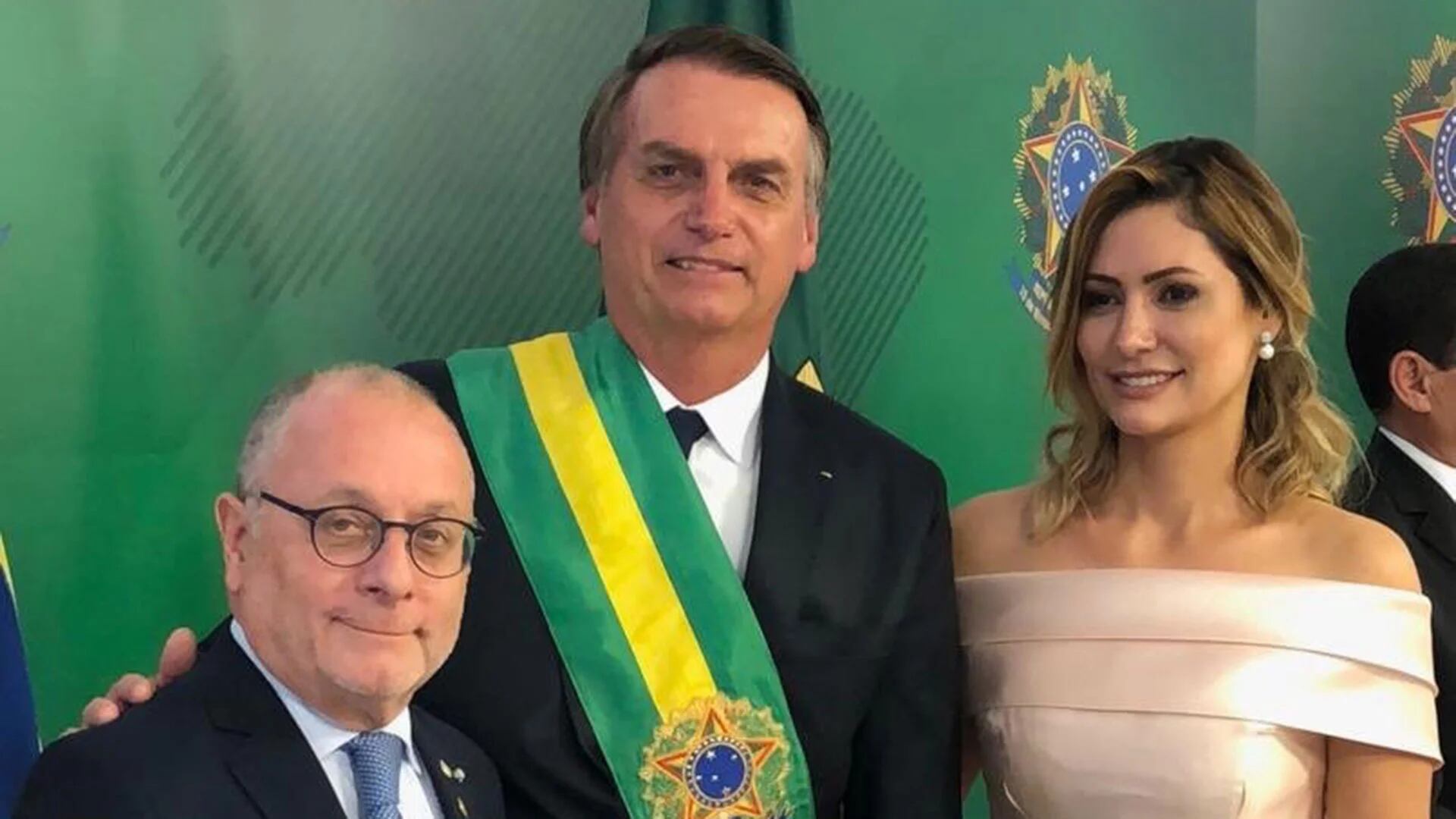 Jorge Faurie en la asunción de Jair Bolsonaro.