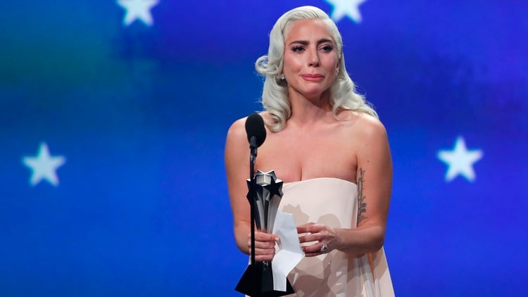Lady Gaga recibiÃ³ el premio a Mejor Actriz porÂ âA Star is Bornâ empatando con Glenn Close porÂ âThe Wifeâ (REUTERS/Mike Blake)