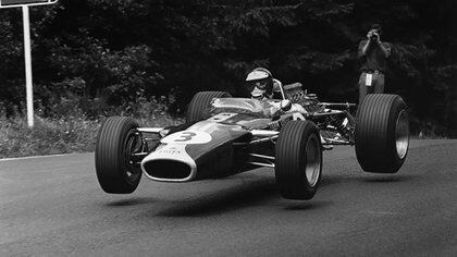"El Escocés Volador" en Nürburgring en 1967 (Facebook Jim Clark Trust).