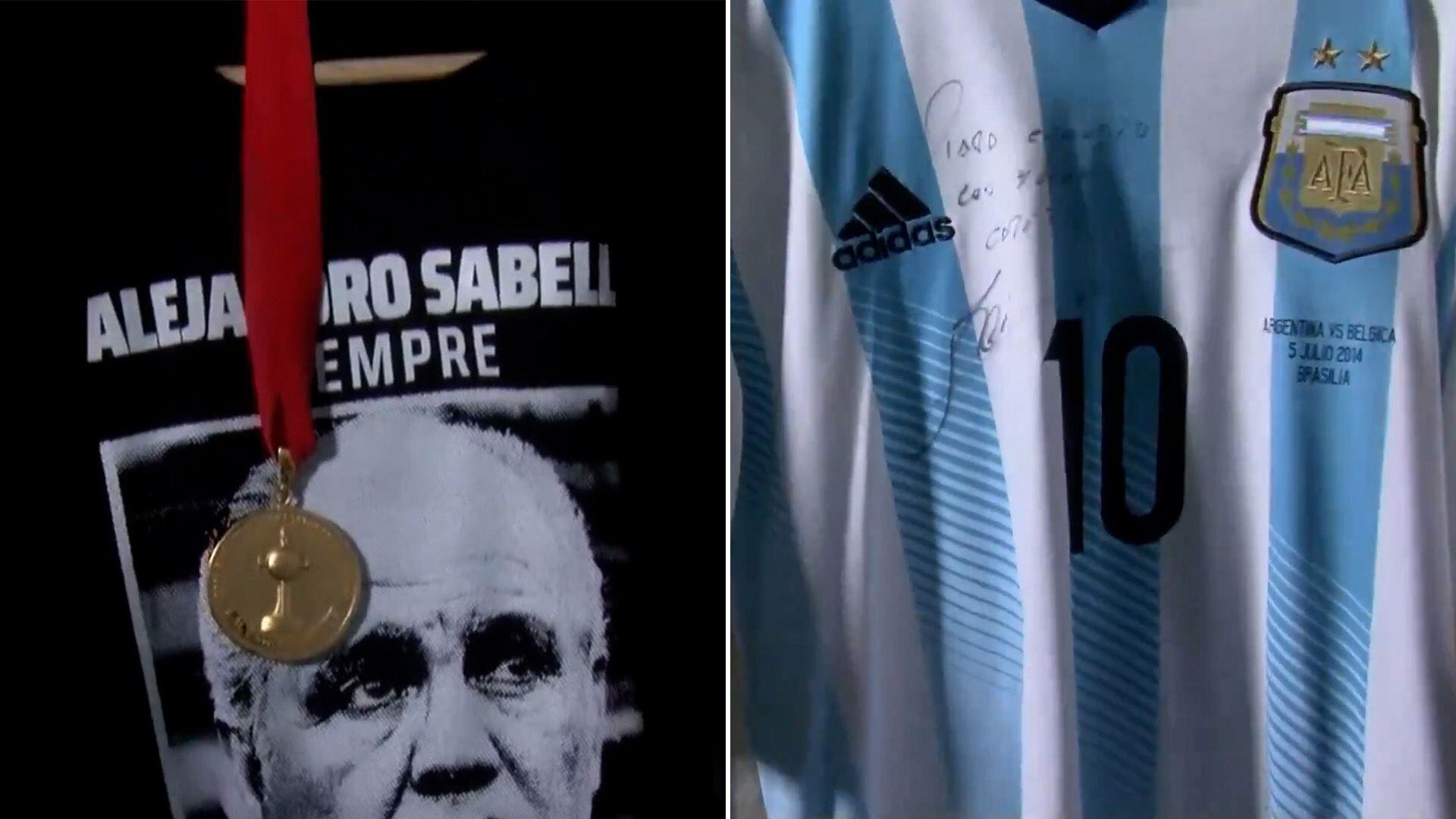 Las reliquias de un ex subcampeón del mundo con la selección argentina: de la camiseta dedicada de “Dios” al emotivo recuerdo de Alejandro Sabella