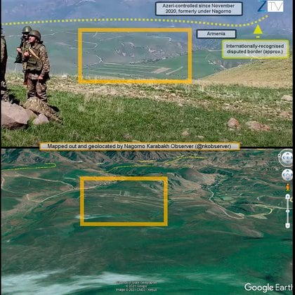Armenia desplegó un fuerte operativo de seguridad en la frontera sur para contener el avance de las tropas azeríes (Nagorno Karabakh Observer)