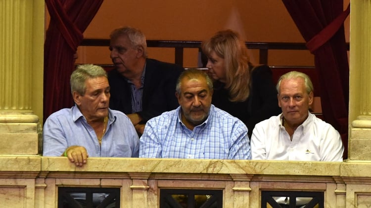 Carlos Acuñan, Héctor Daer y Andrés Rodríguez (Franco Fafasuli)