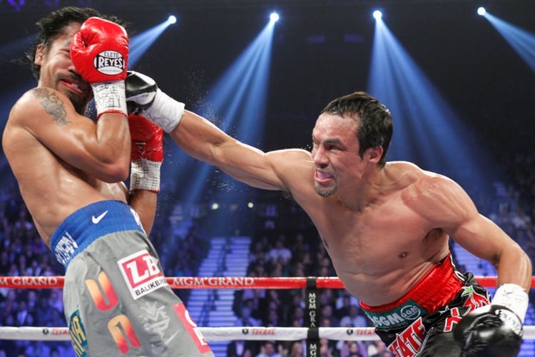 Manny Pacquiao fue noqueado por Juan Manuel Marquez en 2012 (Foto: Reuters/Steve Marcus)