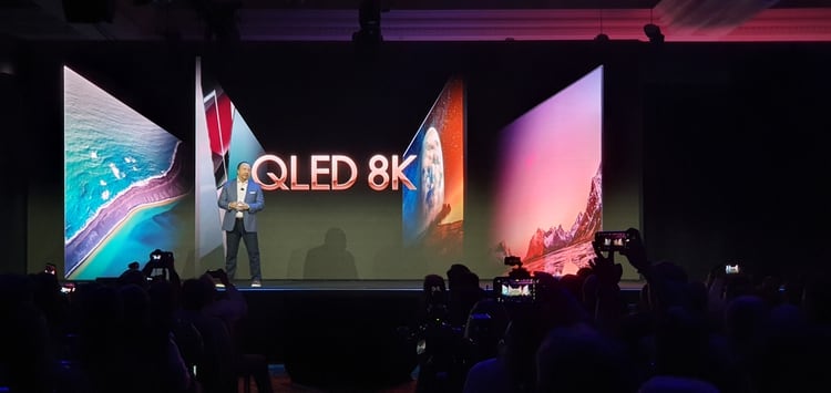 La compañía dio a conocer su nueva línea QLED con resolución 8K.