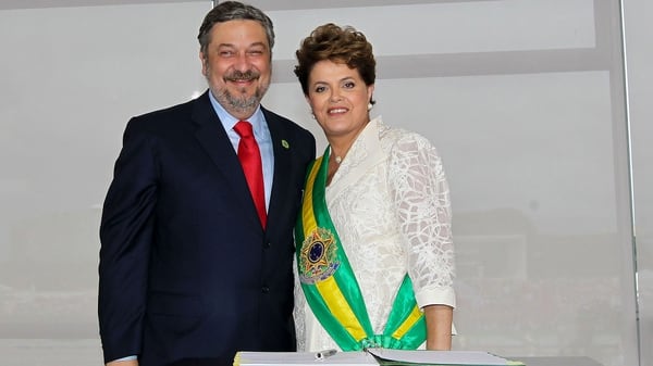 Antonio Palocci y Dilma Rousseff