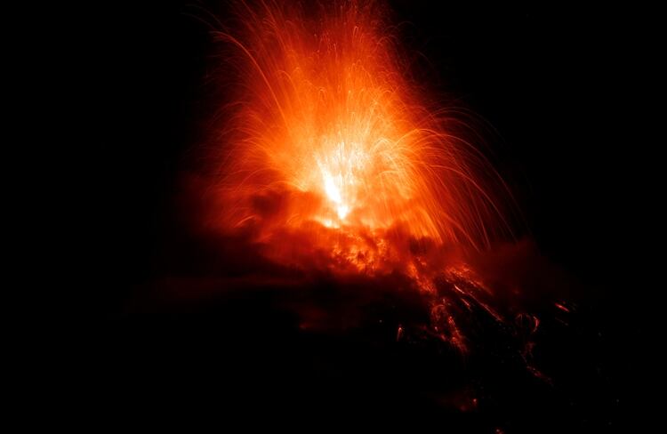 El volcán de Fuego (REUTERS/Luis Echeverria)
