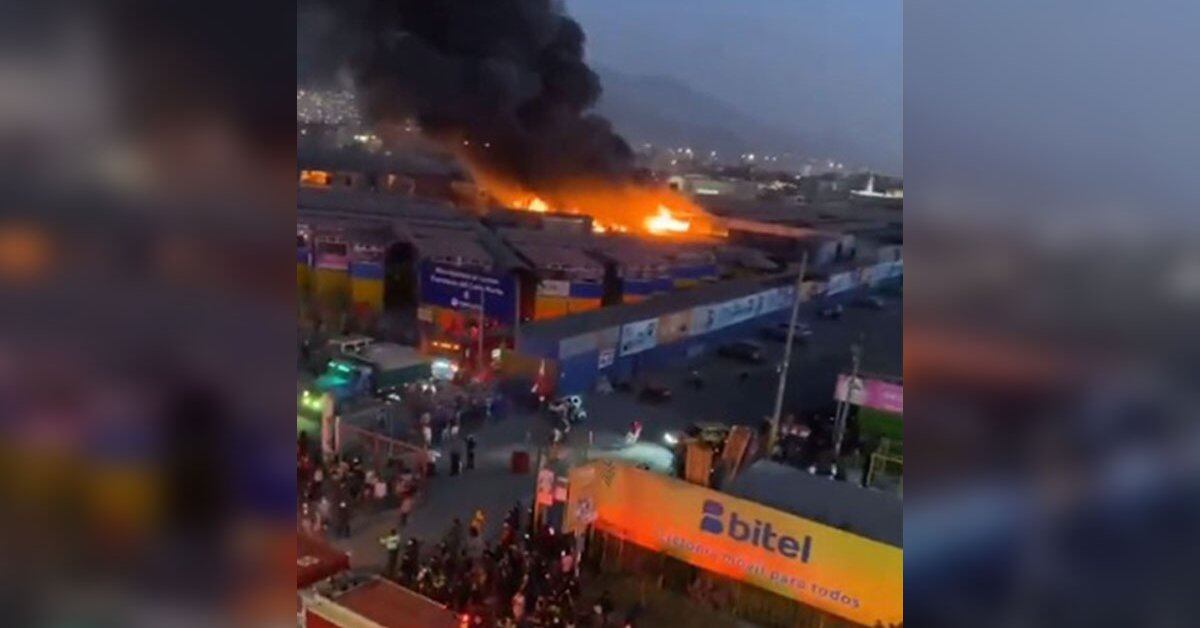 Comas: Fire in Unicachi market is classified as “out of control”