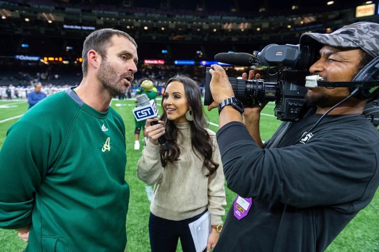 Carley McCord en una imagen del 14 de diciembre de 2019 (Scott Clause/The Daily Advertiser via AP)