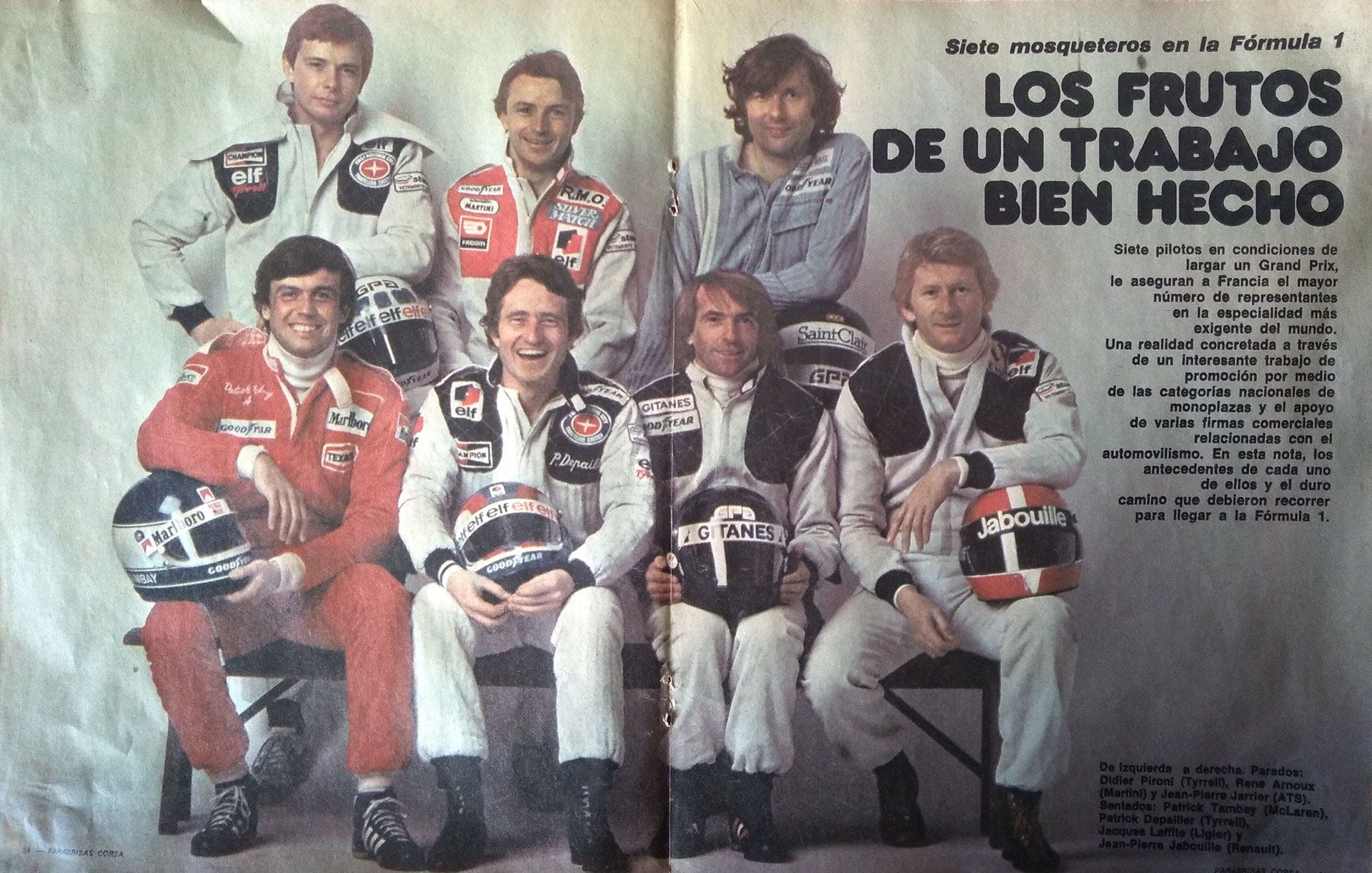 Franceses en la F1 en 1978