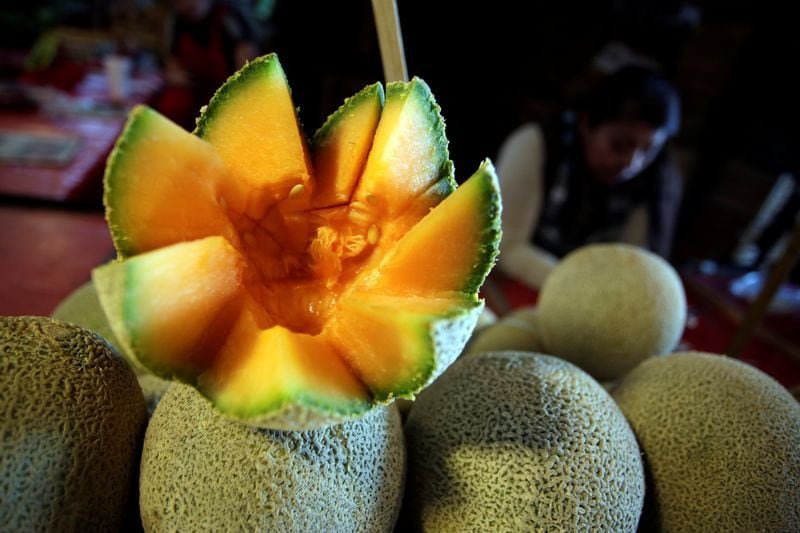 Imagen de archivo. Melones en un puesto de frutas en el mercado mayorista "Central de Abastos" en Ciudad de México, México. REUTERS / Daniel Becerril