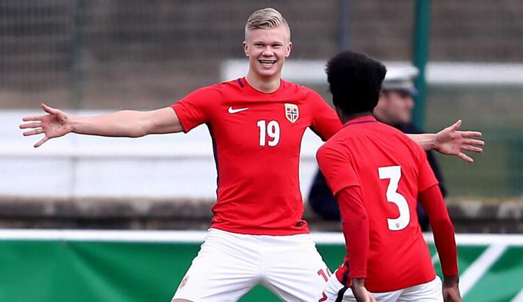 En el Mundial Sub 20, Haland le notó 9 goles a Honduras en un partido que terminó 12-0 a favor de Noruega