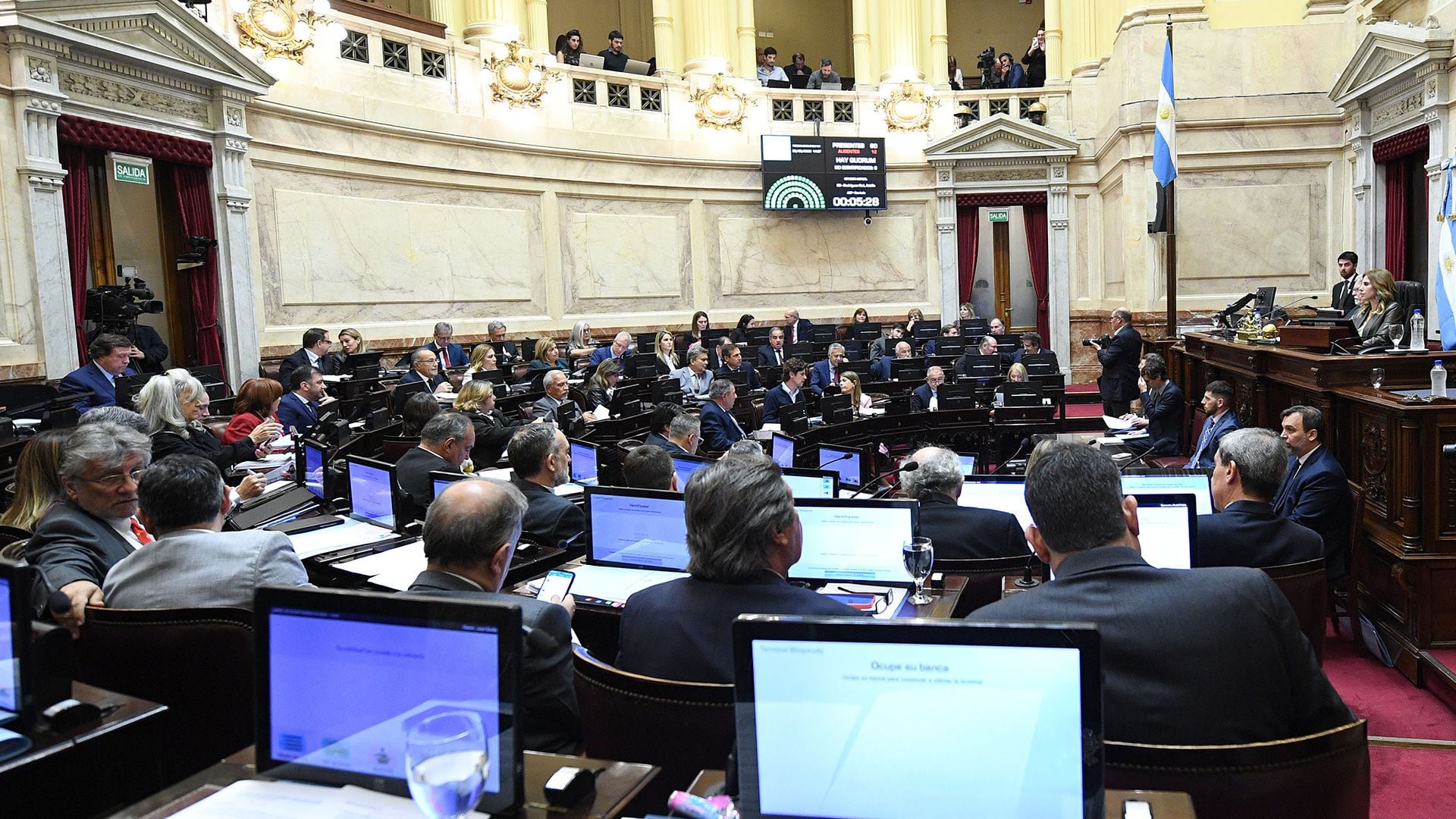 Sesión Pública Especial del Senado de la Nación, el 27 de septiembre de 2023, en Buenos Aires; Argentina. (Fotos: Celeste Salguero/Comunicación Senado).-
