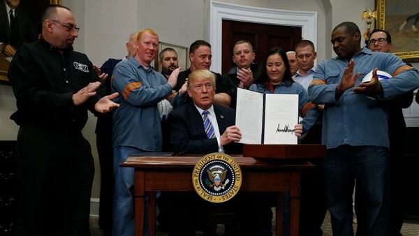 Donald Trump confirmó los aranceles al acero y al aluminio