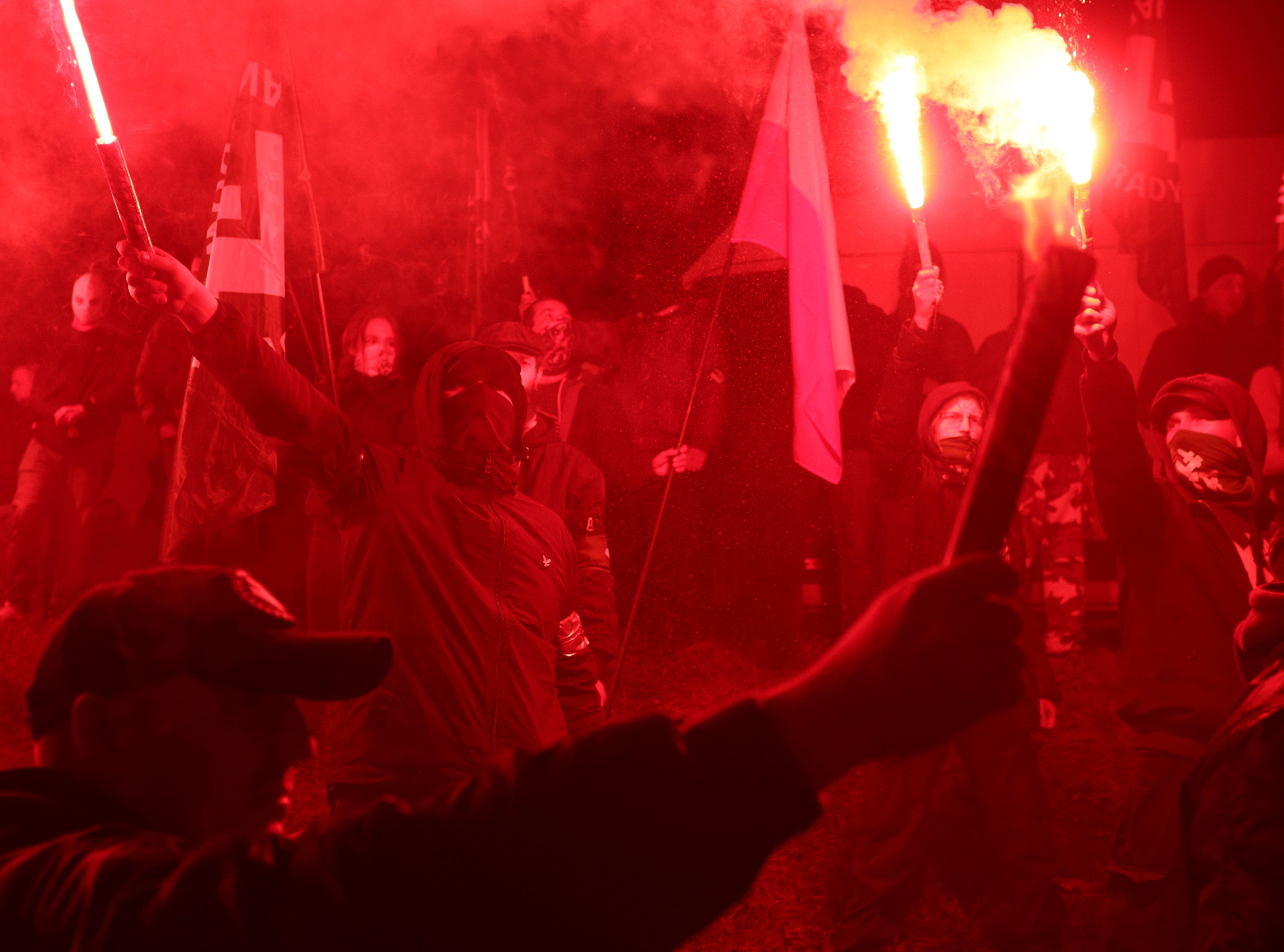 Polonia celebró el pasado 11 de noviembre el Día de la Independencia (Adam Stepien/Agencja Wyborcza.pl via REUTERS)