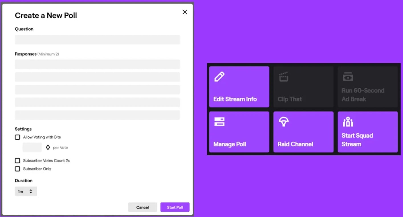 Twitch 視聴者向けのプラットフォーム投票を作成する方法 Infobae