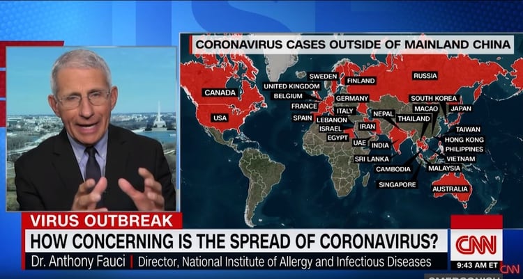 Cuando el coronavirus comenzaba a expandirse por todo el mundo, CNN hablaba de 