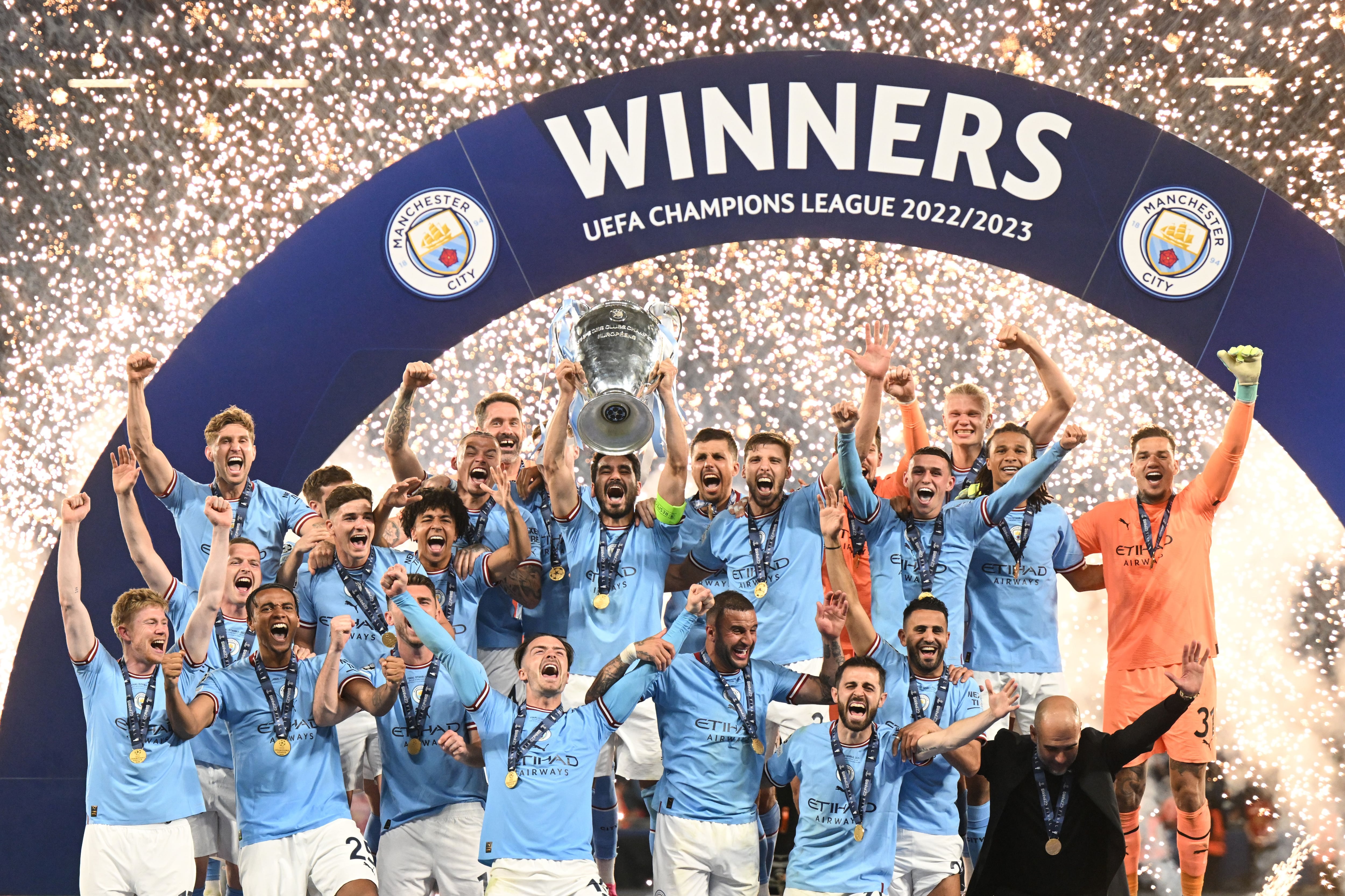 El día que Manchester City se alzó con la UEFA Champions League (Robert Michael/dpa)