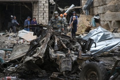 Los enfrentamientos entre Armenia y Azerbaiyán han dejado decenas de muertos (David Ghahramanyan / NKR InfoCenter / PAN Photo / Document via REUTERS)