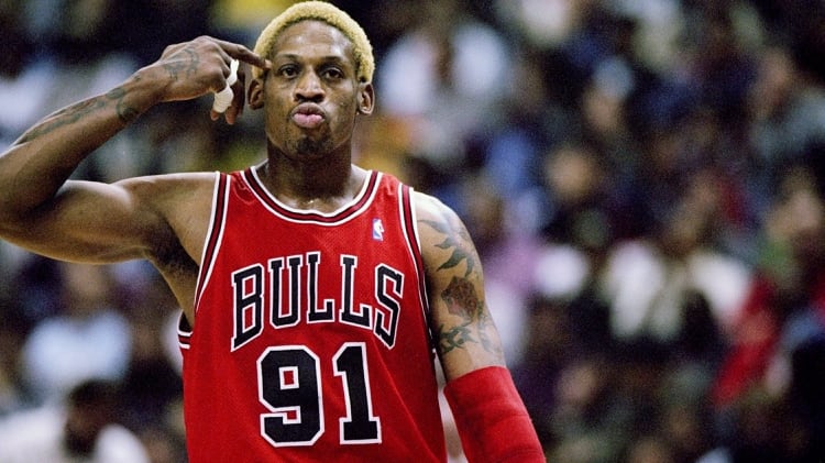 Así soy yo: mejor rebotero durante siete temporadas consecutivas, Rodman fue parte del Big 3 de la NBA junto a Jordan y Pippen.