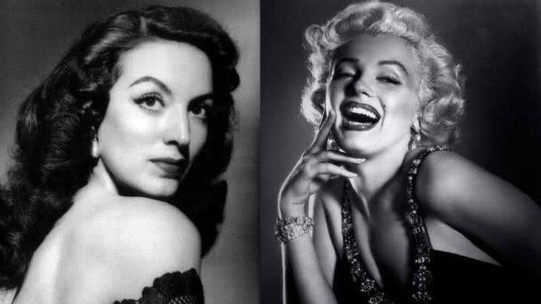 Marilyn Monroe and María Félix