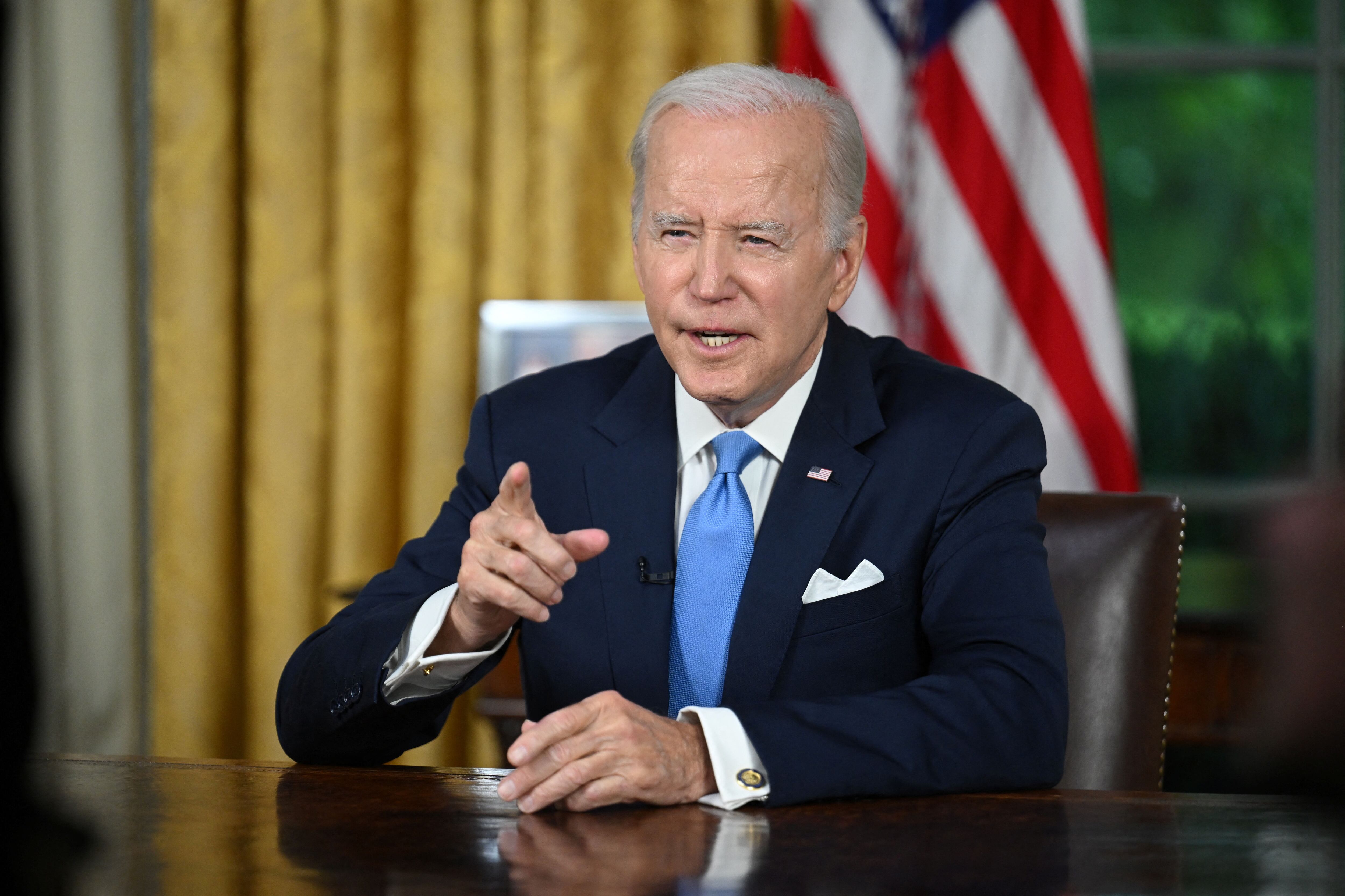 Joe Biden promulgó la ley que evita el default de EEUU (REUTERS)