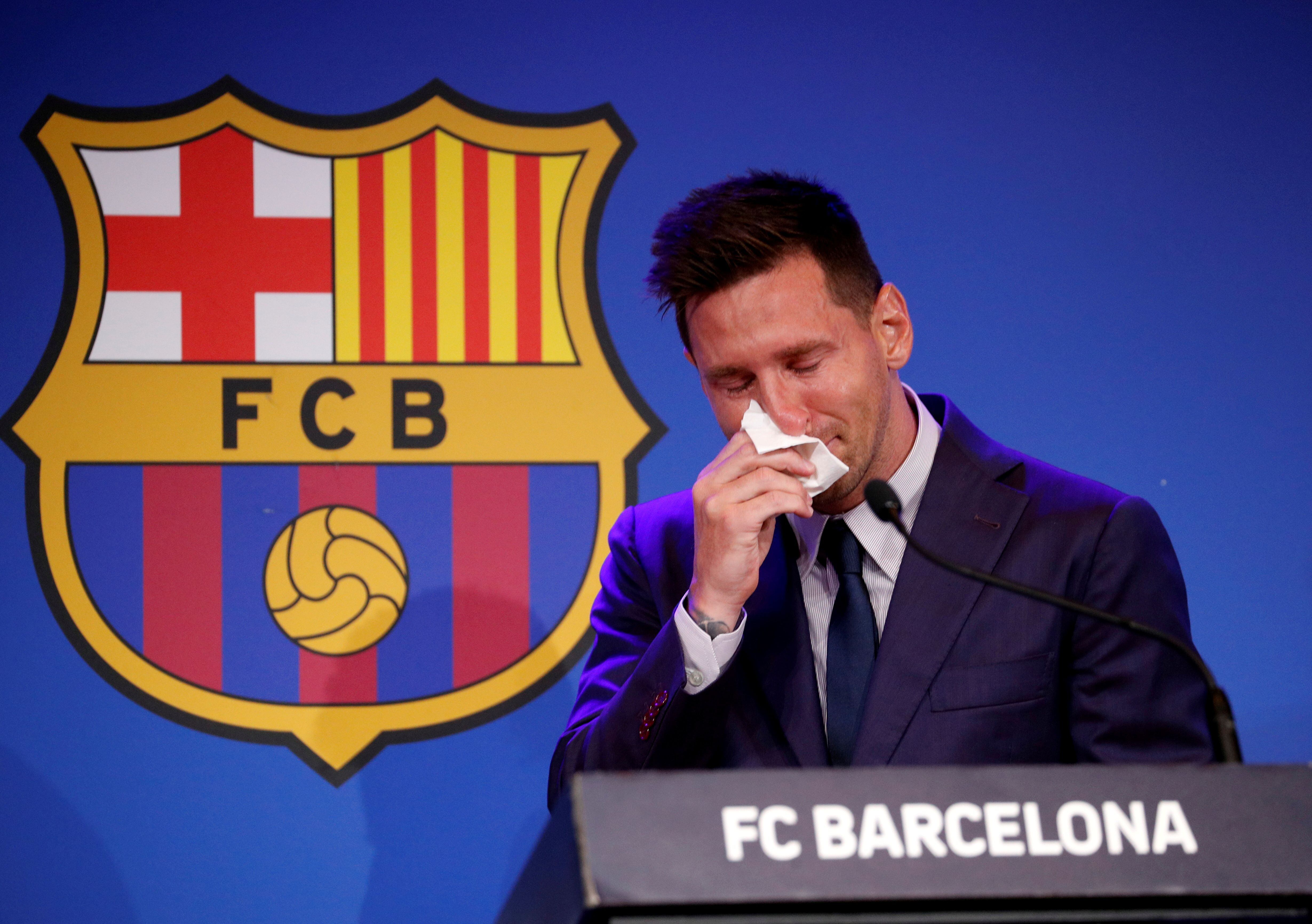 Lionel Messi se desligó del Barcelona tras terminar su contrato después de 17 temporadas (Reuters)