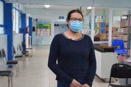 Ángeles, hija de Raúl (Foto: Secretaría de Salud del Gobierno de Guanajuato)