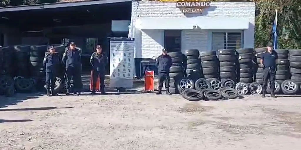 Detuvieron a un gomero de La Plata por vender neumáticos robados: tenía 350 millones de pesos en cubiertas