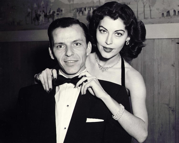 Ava Gardner y Frank Sinatra. La actriz fue el gran amor de su vida (Shutterstock)
