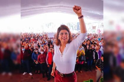 La presidenta municipal de Tecámac, Mariela Gutiérrez, indicó que buscará la democratización del poder público ante “los efectos perversos” del PRI (Foto: Facebook/ /mariela.tecamac)