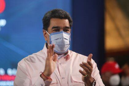 Nicolás Maduro, en un reciente acto. Vive con alivio la posición del gobierno argentino
